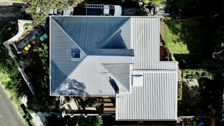 Corrugated & Kliplok Combination Roofing