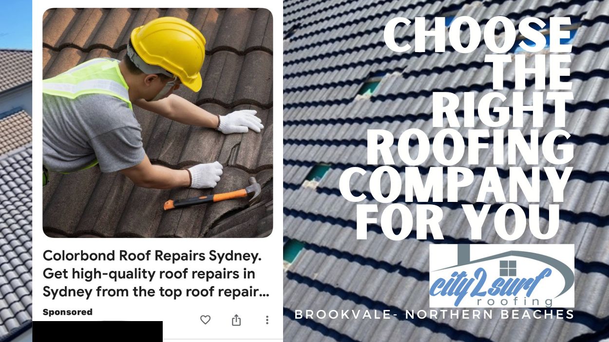 choose the right roofing company| an article by City2surf roofing sydney | marketing companies targeting your clicks